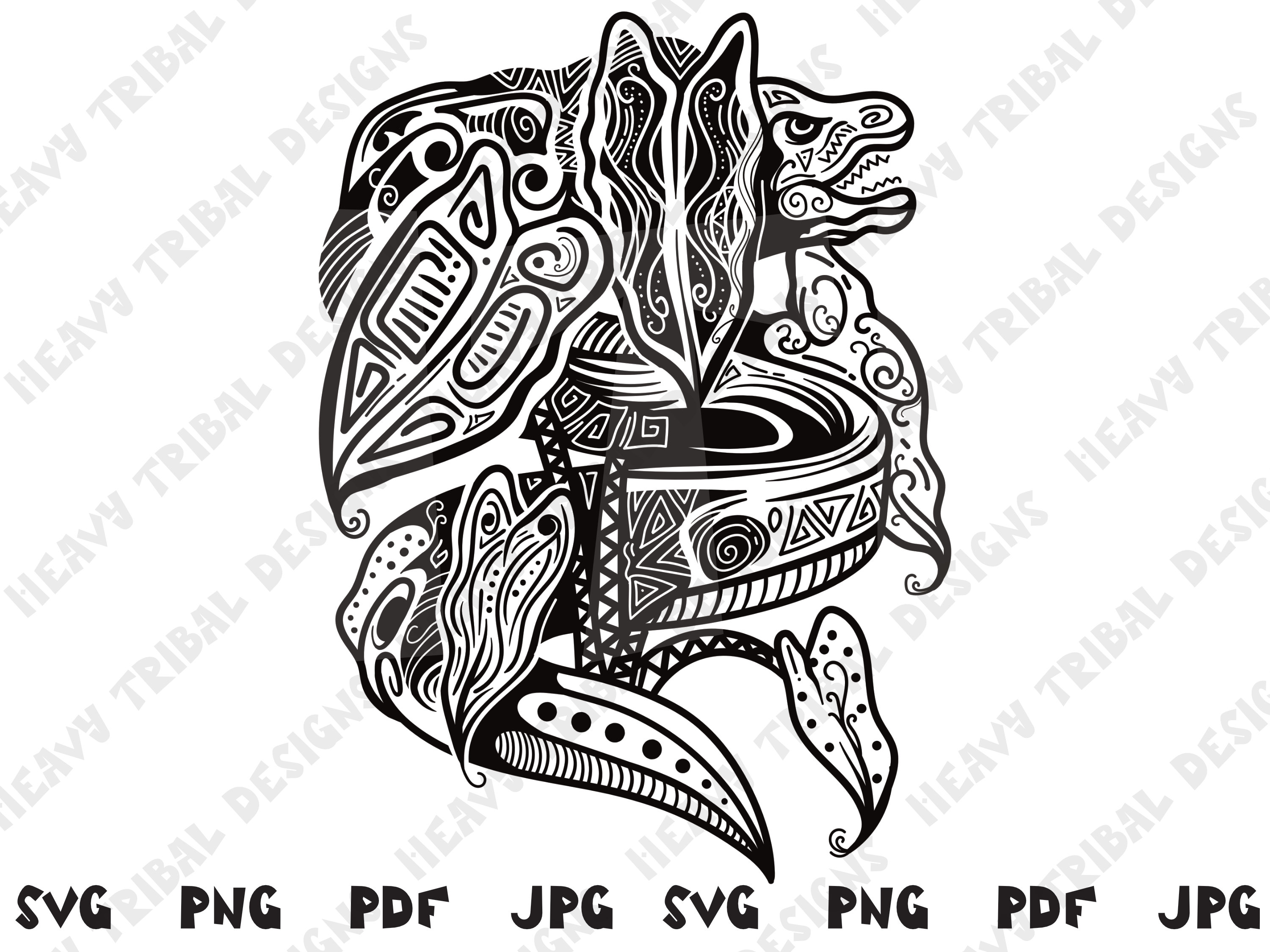 Anguila SVG, Taro Planta SVG, Peces de Arrecife svg, SVG hawaiano, SVG tropical, Playa svg, Maorí svg, Polinesio svg, océano svg