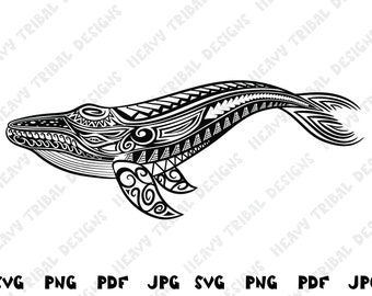 Ballena Jorobada SVG, Jorobada SVG, Ballena svg archivo, Ballena Jorobada, Ballena Tribal SVG, Tribal svg, Maorí svg, Maorí, Hawái svg, Hawaiano svg