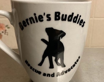 Bernie&#39;s Logo White Coffee Cup