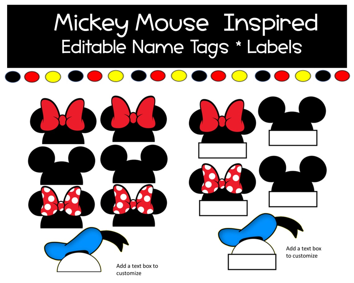 mickey-mouse-inspired-name-tags-mickey-mouse-inspired-labels-etsy