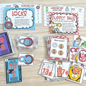 2nd Grade Back to School Educational Games Math Literacy Learning ...