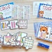 Kindergarten Math Task Box Centers & Learning Activities Counting ...