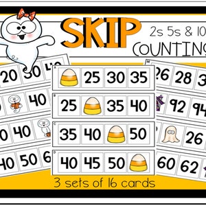 Oktober Halloween Math Center: Aufgabenkarten (PDF)