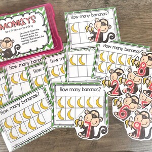 Preschool Zoo-themed Task Box Centers and Games Classroom and ...