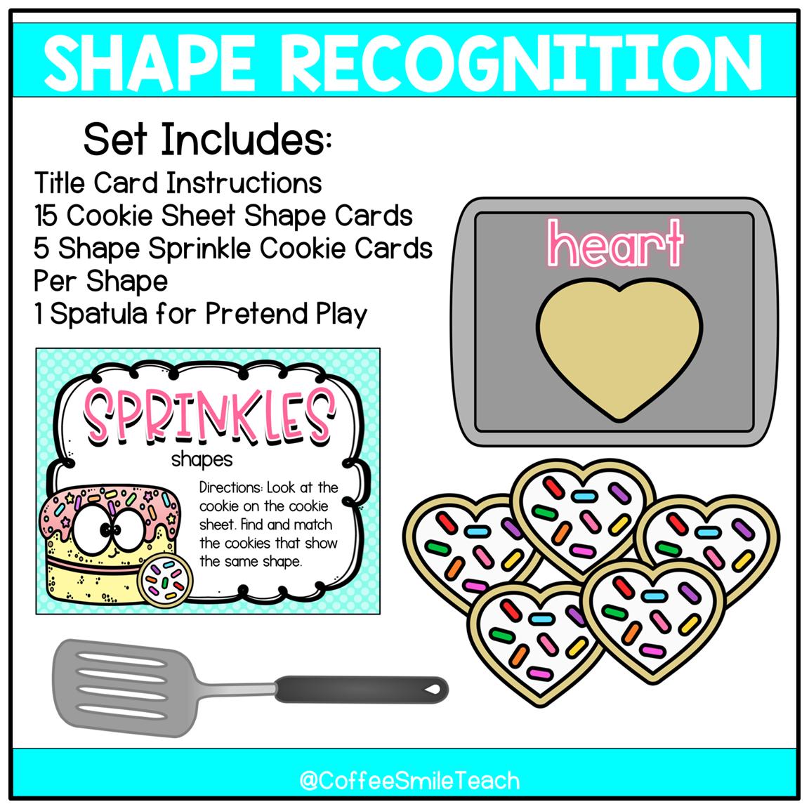Cookie Shape Sorting Activity: Montessori Learning Center (digital ...