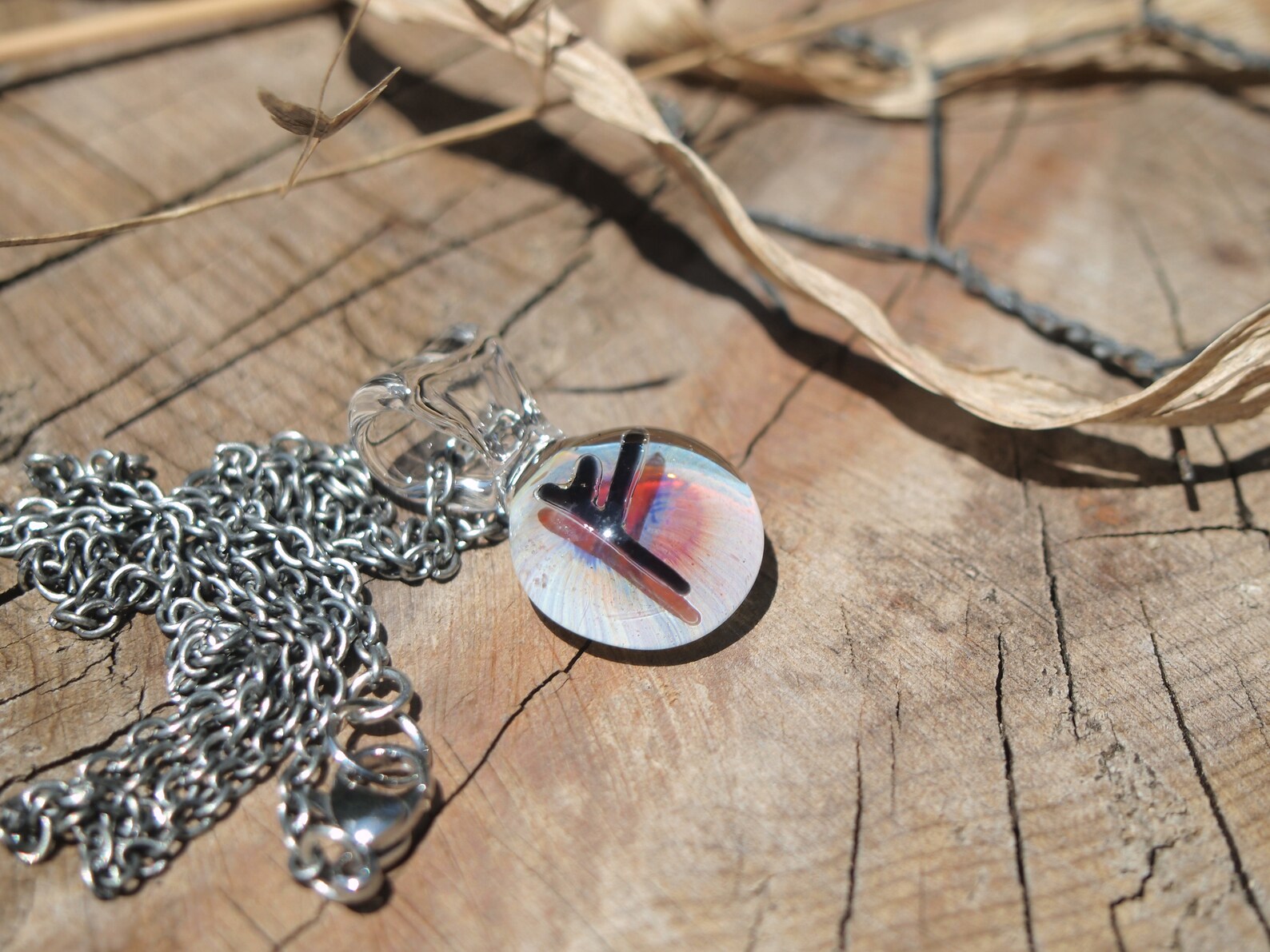 Reichtum & Glück Charm Handgemachte Glas Nordische Rune | Etsy