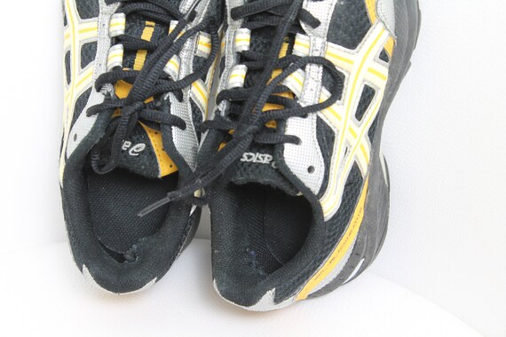 Vintage Black Yellow Asics Y2K 00's 00s Zeroes Sneakers - Etsy Canada