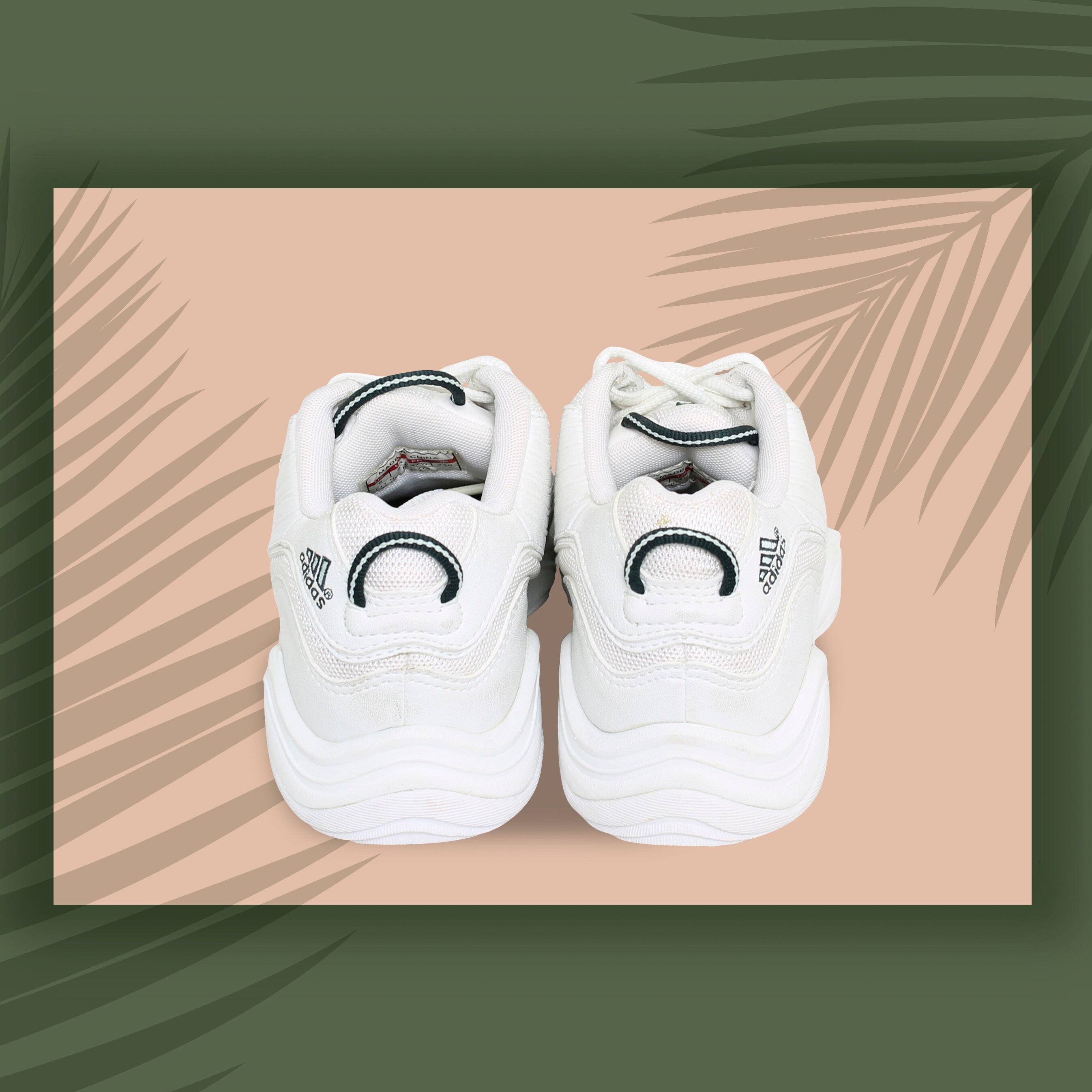 Rare vintage white 90�s 90s Adidas dad sneakers