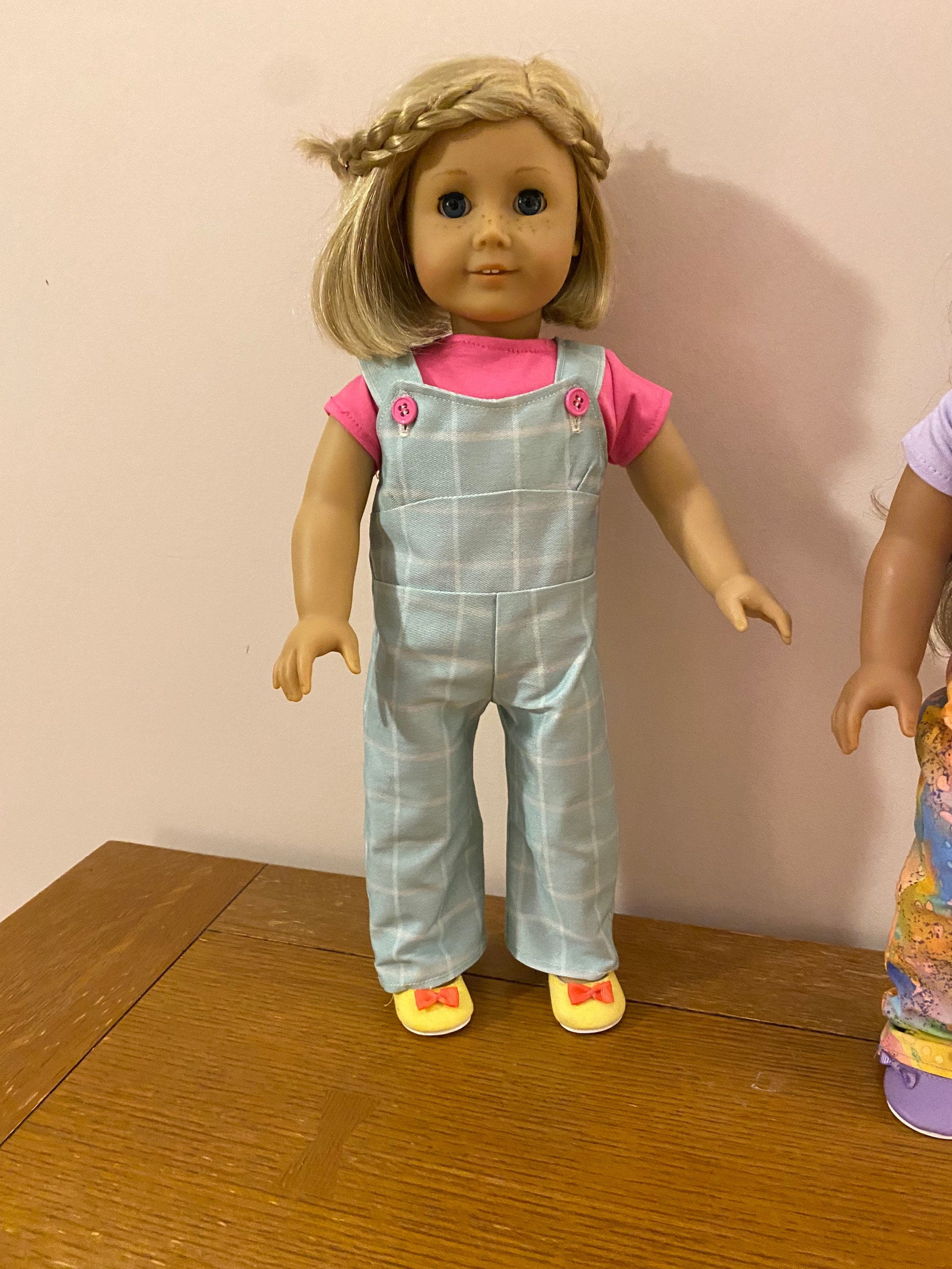 Kit Kittredge Inspired Overalls 18 Doll Pants Chicken Etsy