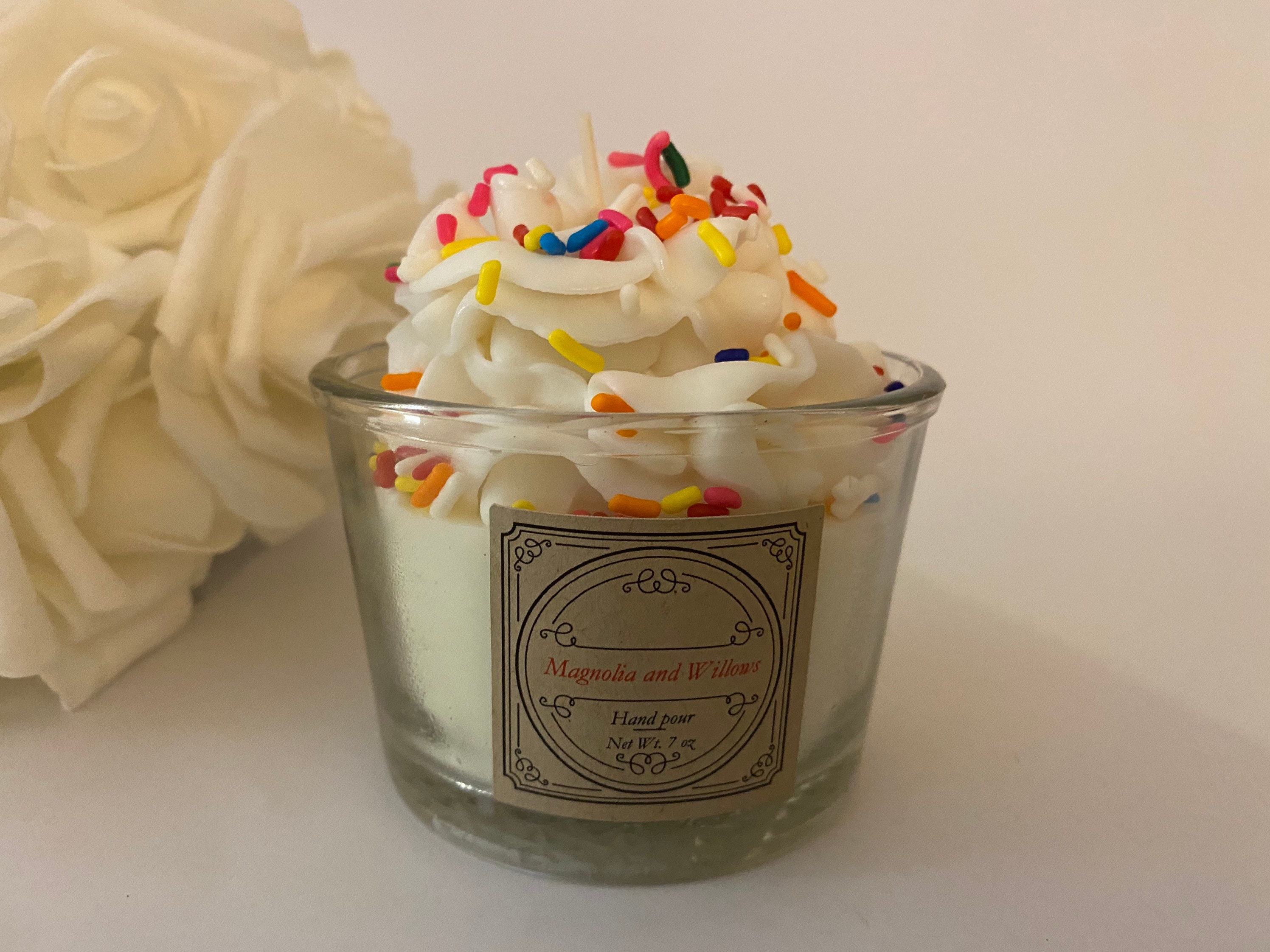 Birthday Cake Candle vanilla and butter fragrance oil gift Etsy