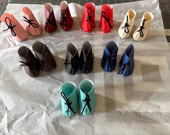 18” Doll shoes, prairie meet shoes, fit Pleasant Company and American Girl dolls, 18” doll shoes, many colors