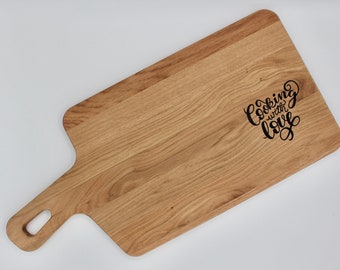 BBQ board "Tommy", optional free engraving, oiled