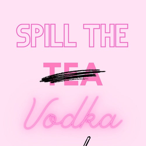 Drinking Board Game Spill the Vodka Etsy UK