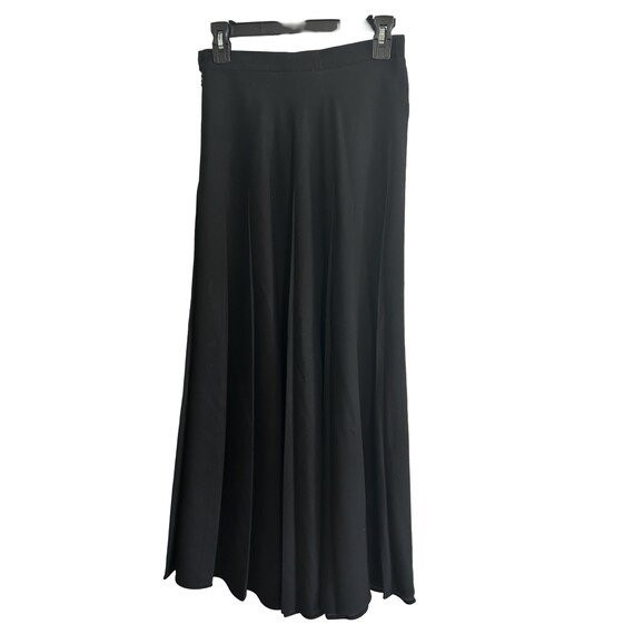 Vintage 80's Bonnie & Norma black maxi skirt - image 3