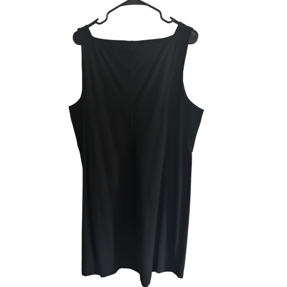 NWT Eileen Fisher black sleeveless dress/jumper - image 2
