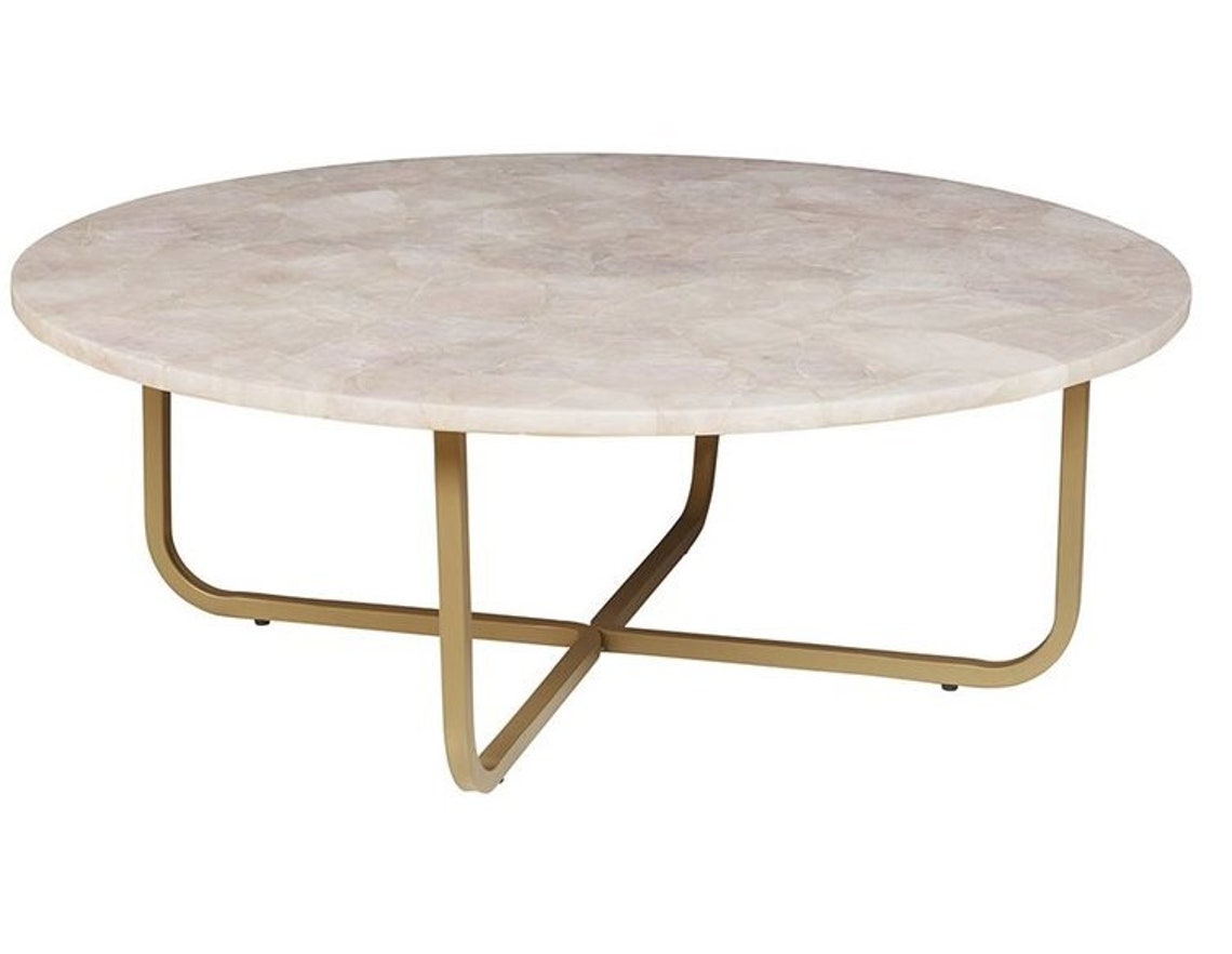 Rose Quartz Coffee Table Round Rose Quartz Table Rose Quartz Etsy UK