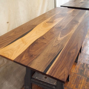 Solid American Black Walnut Desktop and Table Top