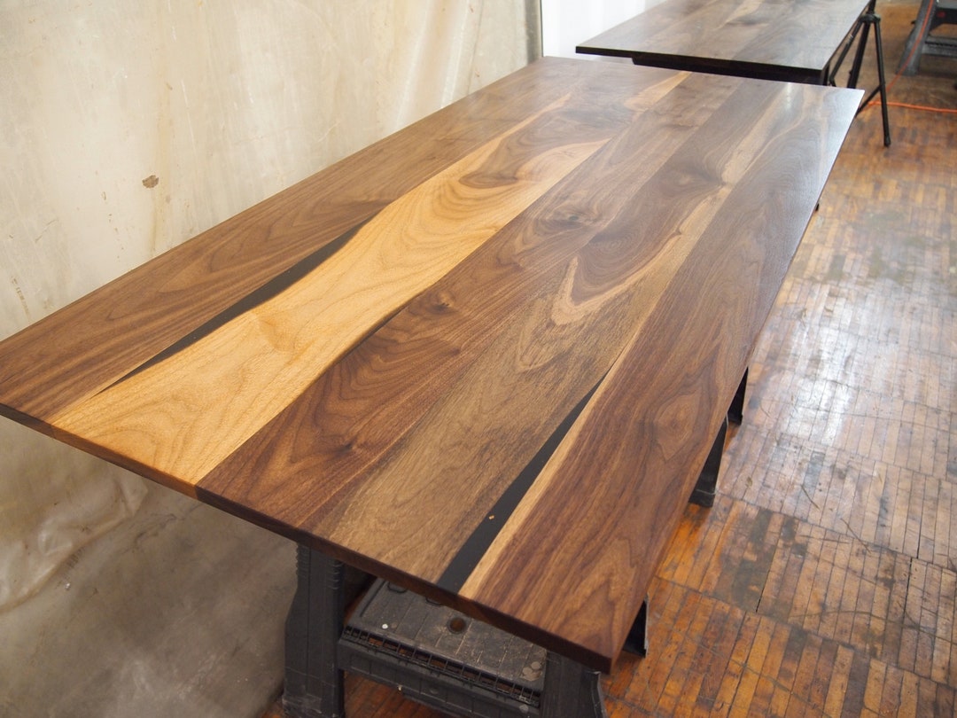 Solid American Black Walnut Desktop and Table Top Etsy