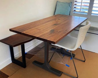 Custom Table, Custom Table Top, Solid Walnut Table, Custom Dining Table