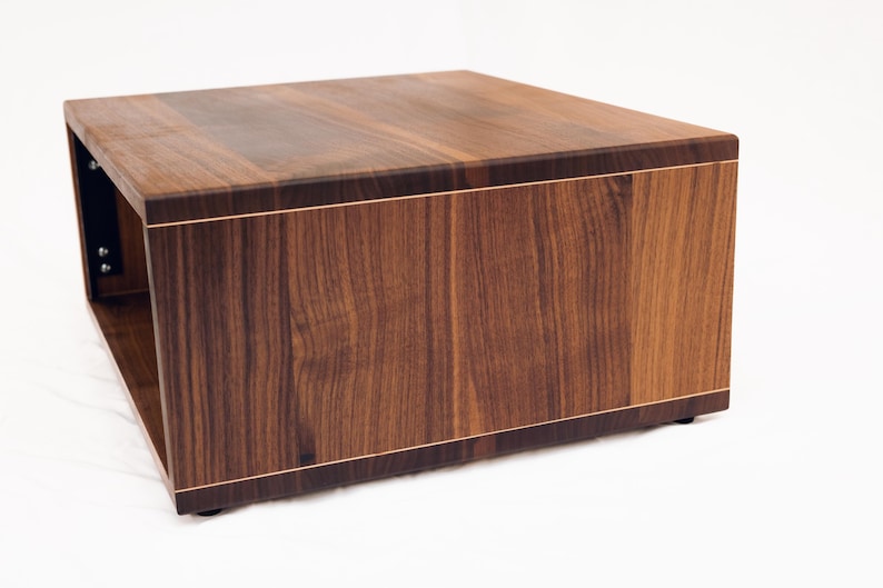 Solid Black Walnut Studio Rack 4U Rack Unit Handmade in Hoboken - Etsy
