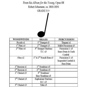 A Wild Night Ride - Robert Schumann - Intermediate Concert Band