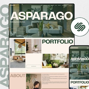 Interior Designer Squarespace Website Template, Squarespace 7.1 Template, Interior Designer Website, Portfolio Template, Portfolio Website