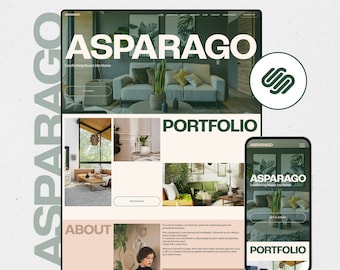Interior Designer Squarespace Website Template, Squarespace 7.1 Template, Interior Designer Website, Portfolio Template, Portfolio Website