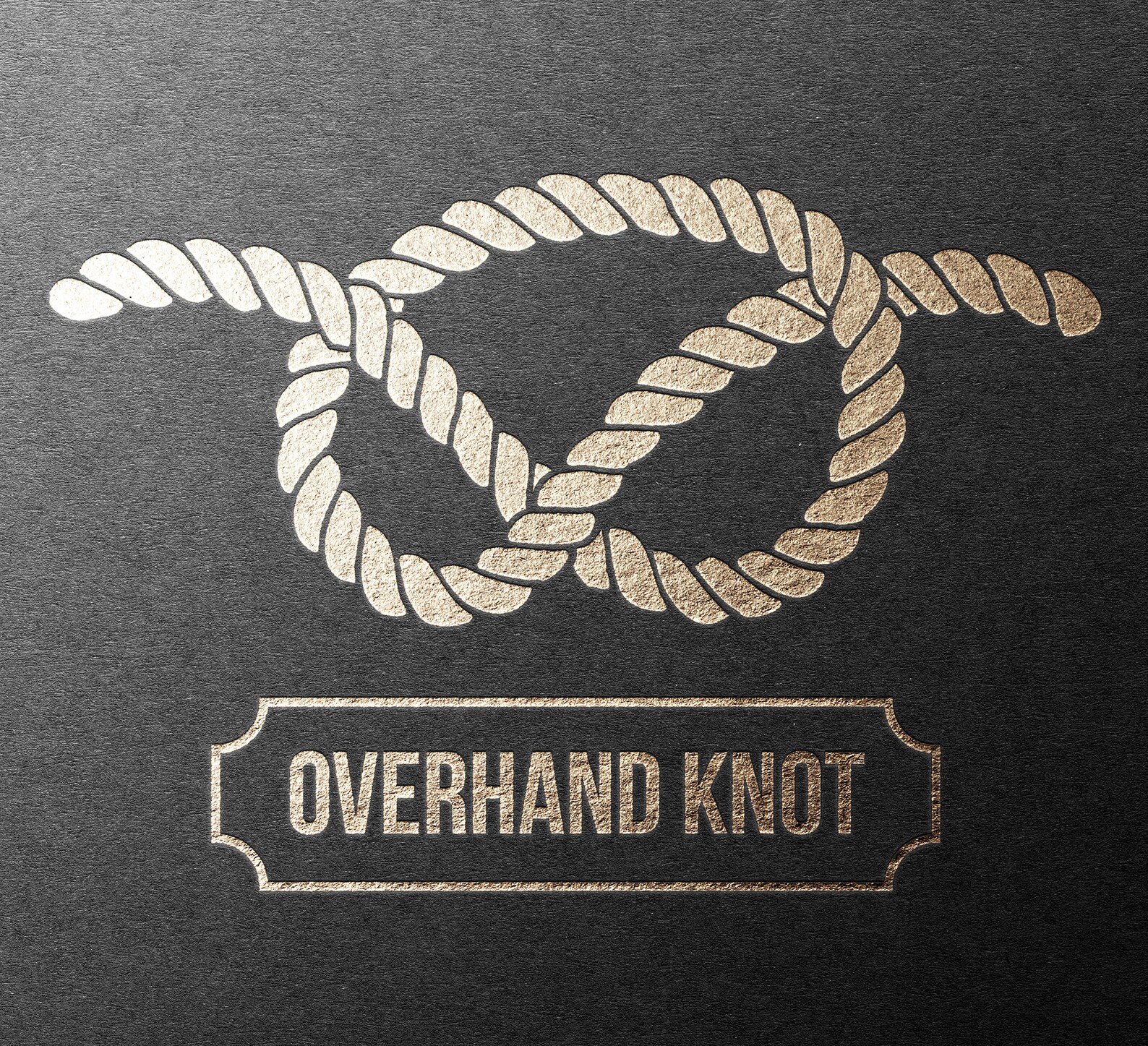 Rope SVG, Nautical Rope Knot SVG Cut File, Overhand Knot, Ocean SVG