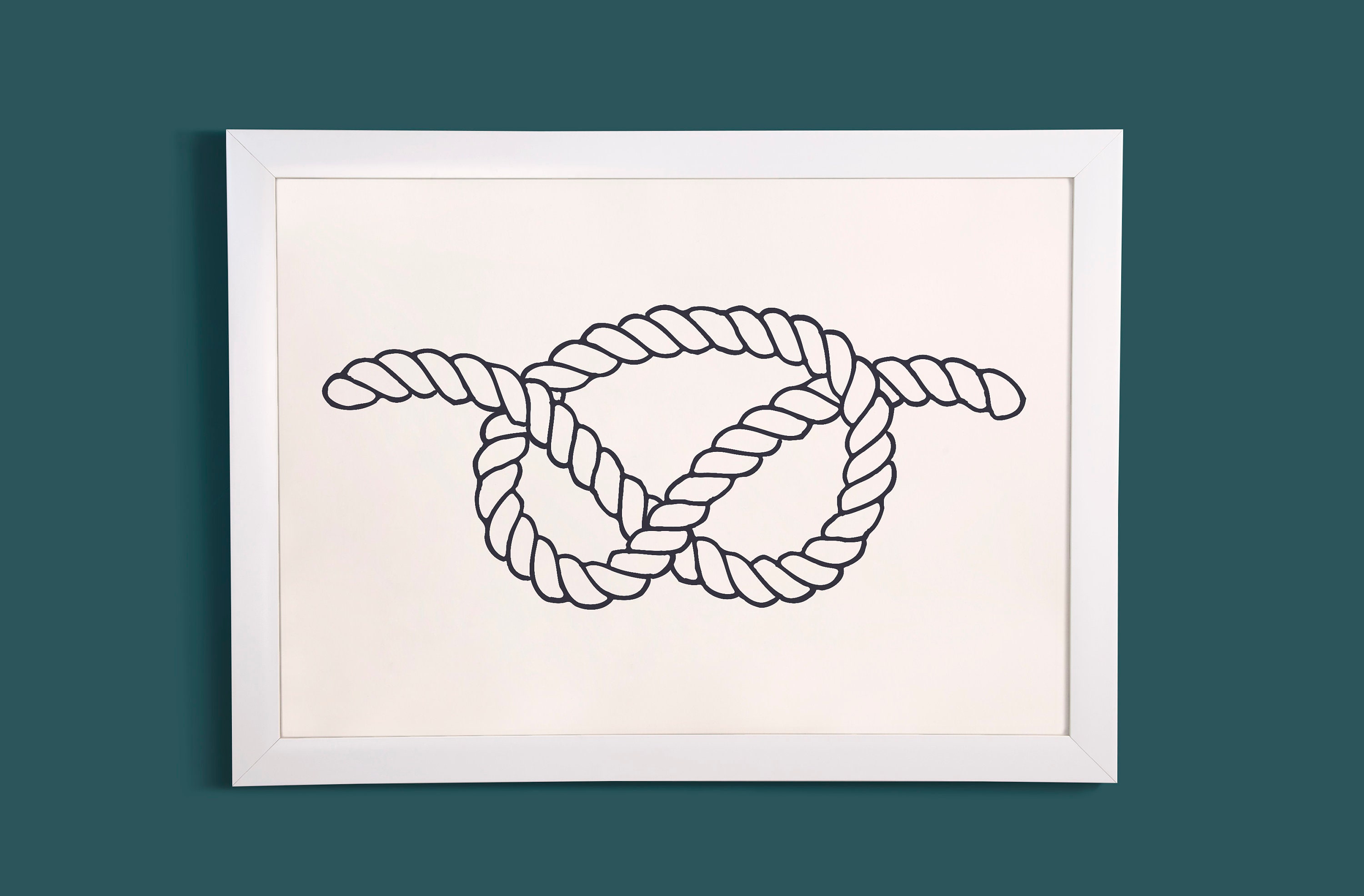 Rope SVG, Nautical Rope Knot SVG Cut File, Overhand Knot, Ocean SVG ...
