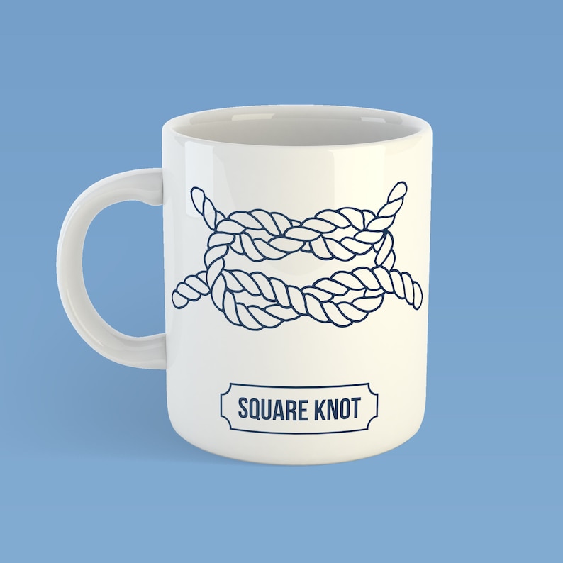 Nautical Rope Knot SVG Cut File, DXF PNG Eps, Marine Rope Knot Svg