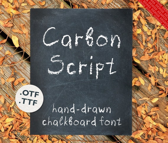 Font that sale looks like chalk