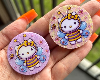 Bumblebee Kitty PopGrip, Kindle Grip, Phone Grip Accessories
