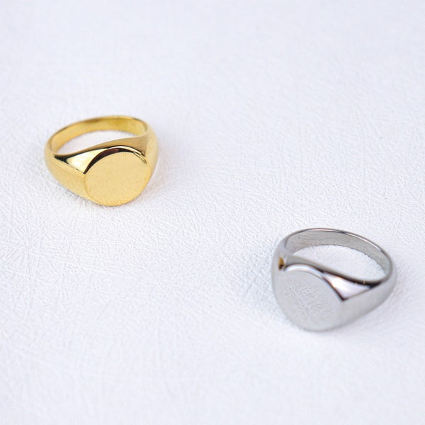 Anello con sigillo personalizzato per uomo Donna-Personalizzato disegno reale Logo Nome Anello-Ovale Mignolo Anello con sigillo-Anello in oro personalizzato-Anello con sigillo da uomo