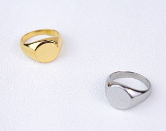 Aangepaste Signet Ring voor mannen vrouwen-gepersonaliseerde werkelijke tekening logo naam ring-ovale Pinky Signet ring-gepersonaliseerde gouden ring-signet ring heren