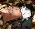 Custom Name Suit Bag, Embroidered Leather Handle Garment Bag,Gift for Groomsmen,Father of Groom,Oxford Cloth Suit Bag,Monogrammed Suit Bag