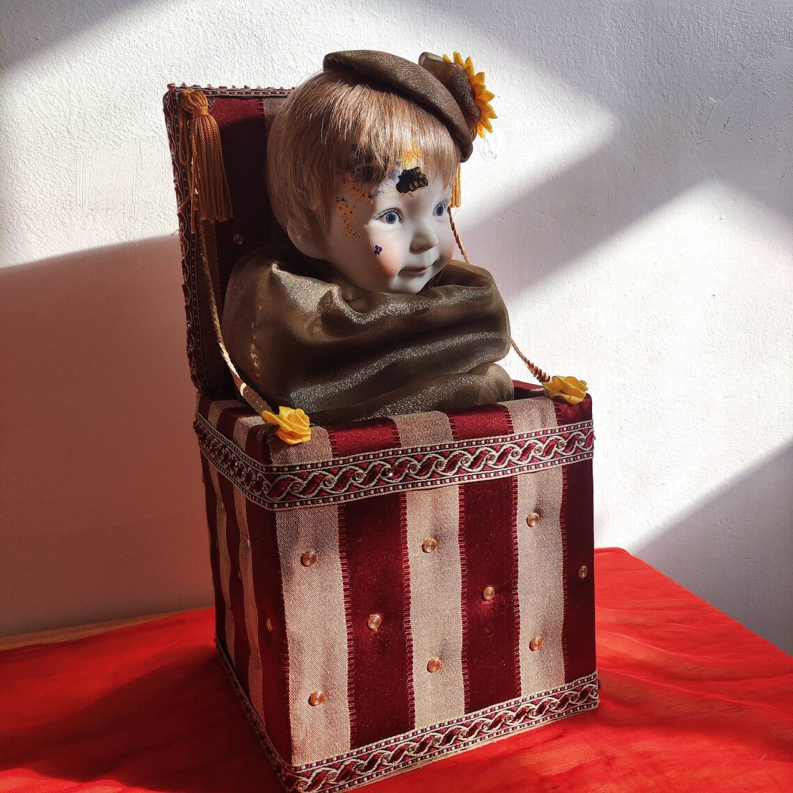 1950s Vintage Porcelain Doll & Music Box Etsy