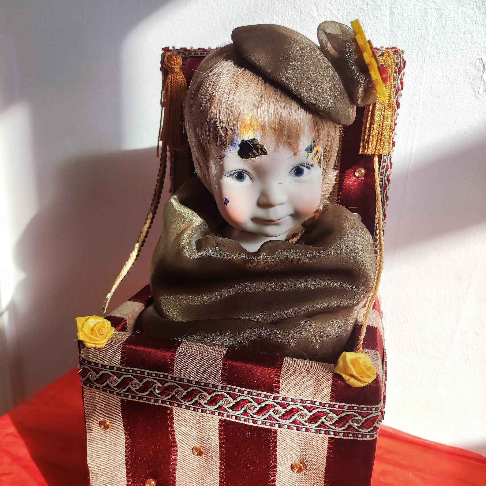 1950s Vintage Porcelain Doll & Music Box Etsy