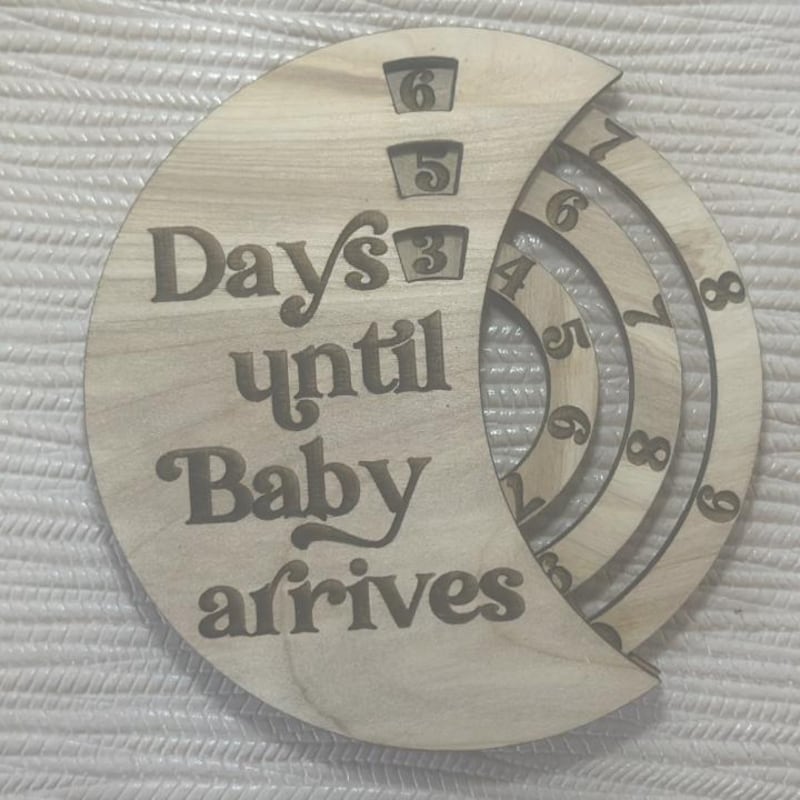 Baby Countdown - Etsy
