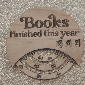 Books Finished this year Tracker Magnet | Personalized Reading Progress,Audio Book Lover Gift
