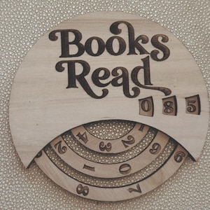 Books Read Tracker Magnet | Reading Progress,Audio Book Lover Gift