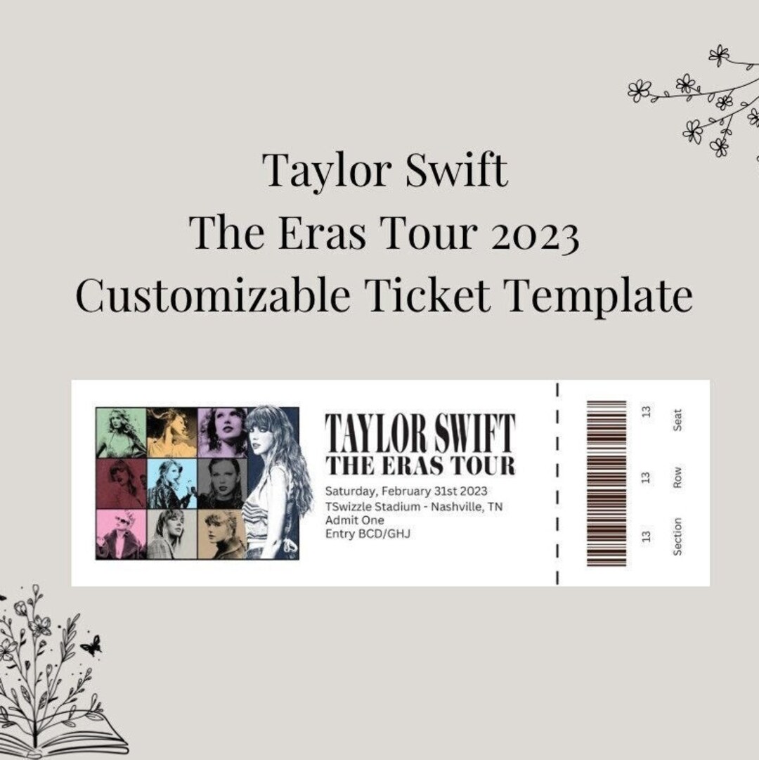 Taylor Eras Tour Tickets Price Randall Coleman Kabar