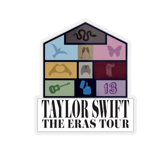 Taylor Swift Albums Book Stack Vinyl Decal Or Iron On Eras Tour