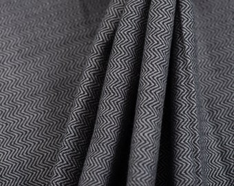 Woven Wrap Baby Carrier for Front, Hip, Back Carries with baby or toddler | Supportive NOT STRETCHY |  Girasol Eclipse Black Gray Baby Wrap