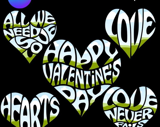 Happy Valentine Day Canva Frame Template,All We Need Is Love, Hearts, Love, Love Never Fails, Drag and Drop Image In Canva Templates