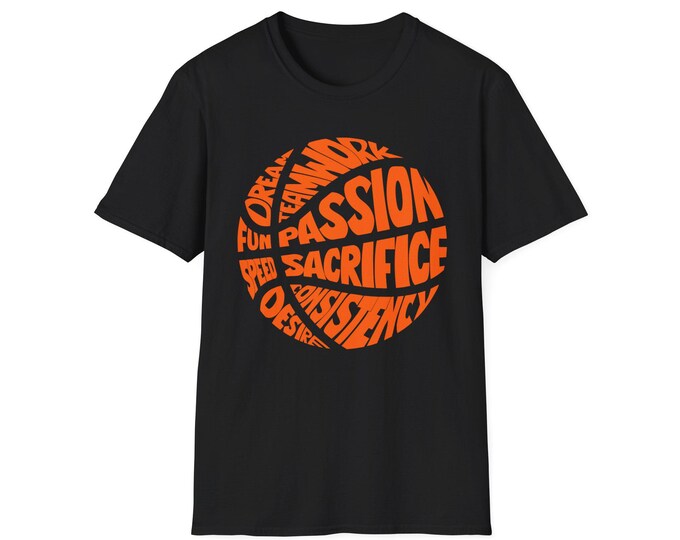 Passion-Driven Unisex Softstyle T-Shirt, Motivational Tee, Casual Wear, Gift for Athletes, Inspirational Style