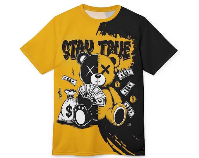 Trendy Graphic Tee: Stay True Bear, Unisex T-Shirt, Casual Wear, Gift for Him/Her, Streetwear Fashion, Unique Style