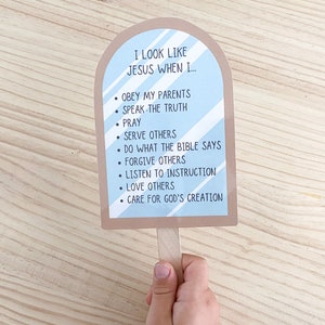 Jesus-Spiegel für Kinder reflektierend, kann ich Gottes Bildkarte, Bibel-Printables, Sonntagsschulstunde, hergestellt in Gottes Bild, reflektieren