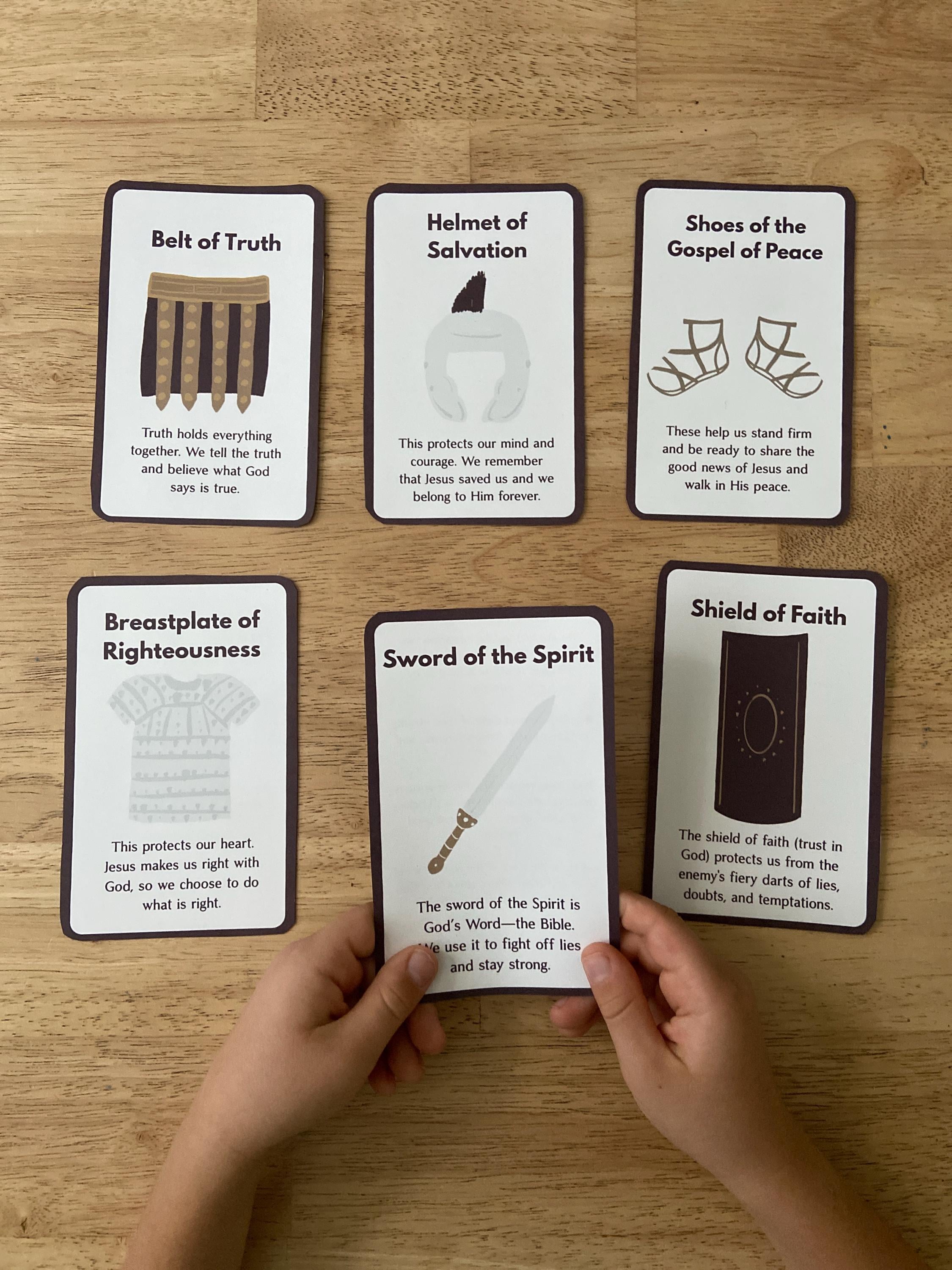 Armor of God Cards - Etsy