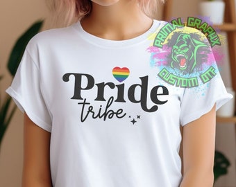 Pride Month LGBTQ+ DTF Transfer Pride DTF Transfer Retro Groovy Pride Tribe Ready to Press Transfer D0097