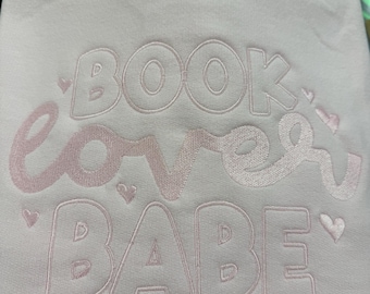 Book Lover Babe Crew Sweatshirt
